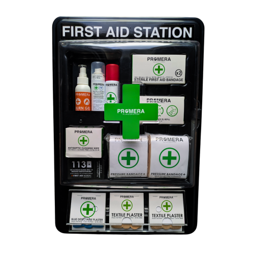 Komplett førstehjelpsvegg