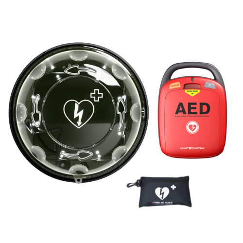 Heart Guardian hjertestarter med utendørsskap varmeskap