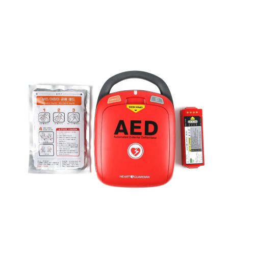 Pakke med batteri og elektroder til Heart Guardian HR-501 hjertestarter 