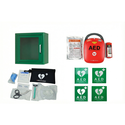 Leasing innendørs hjertestarterpakke 