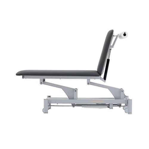 Ling Pro hydraulisk behandlingsbenk, 2 seksjoner, hvit base fra Coinfycare