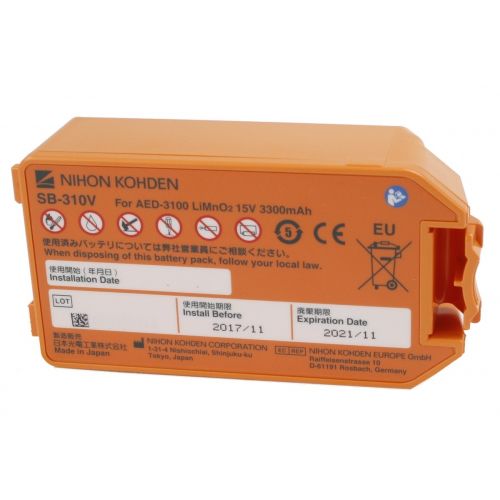 Nihon Kohden Cardiolife AED 3100 batteri 