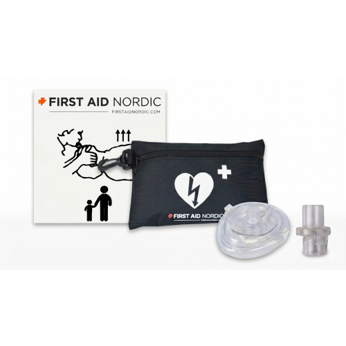 Pocketmaske i bag med festekrok 