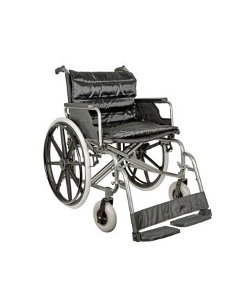 Sammenleggbar rullestol, ekstra bred 