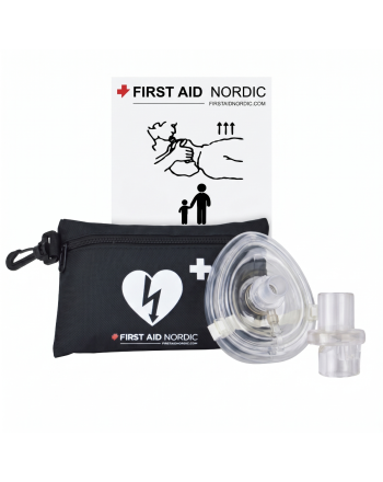 Pocketmaske i bag med festekrok 