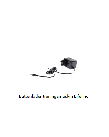 Lader til Lifeline AED hjertestartersimulator 